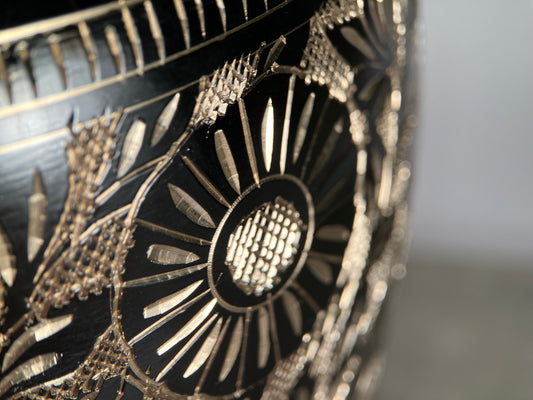 Ashes cremation urn detail