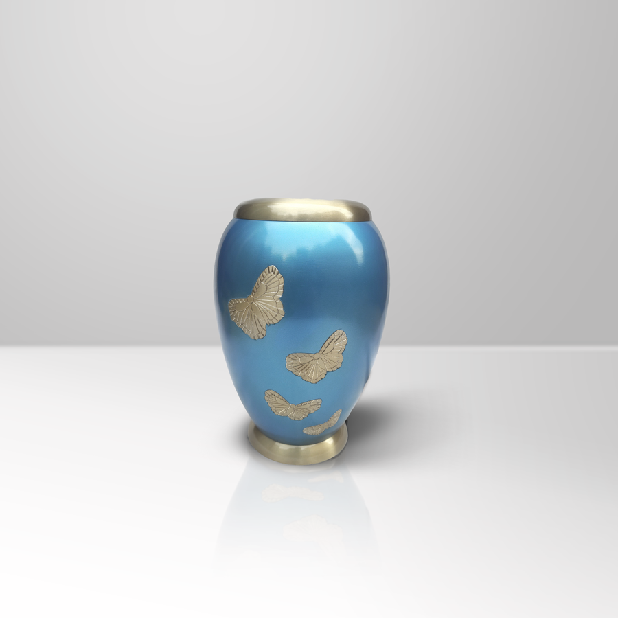 Mariposa Adult Ashes Urn-Adult Urn for Ashes-Cremation Urns- The cremation urns for ashes and keepsakes for ashes come in a variety of styles to suit most tastes, decor and different volumes of funeral ashes.
