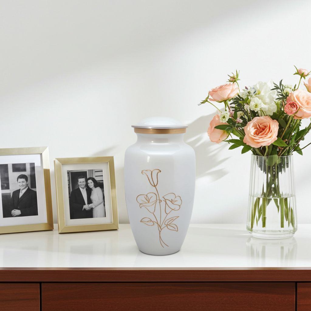 Callavine Adult Cremation Urn-Adult Urn for Ashes-Cremation Urns- The cremation urns for ashes and keepsakes for ashes come in a variety of styles to suit most tastes, decor and different volumes of funeral ashes.