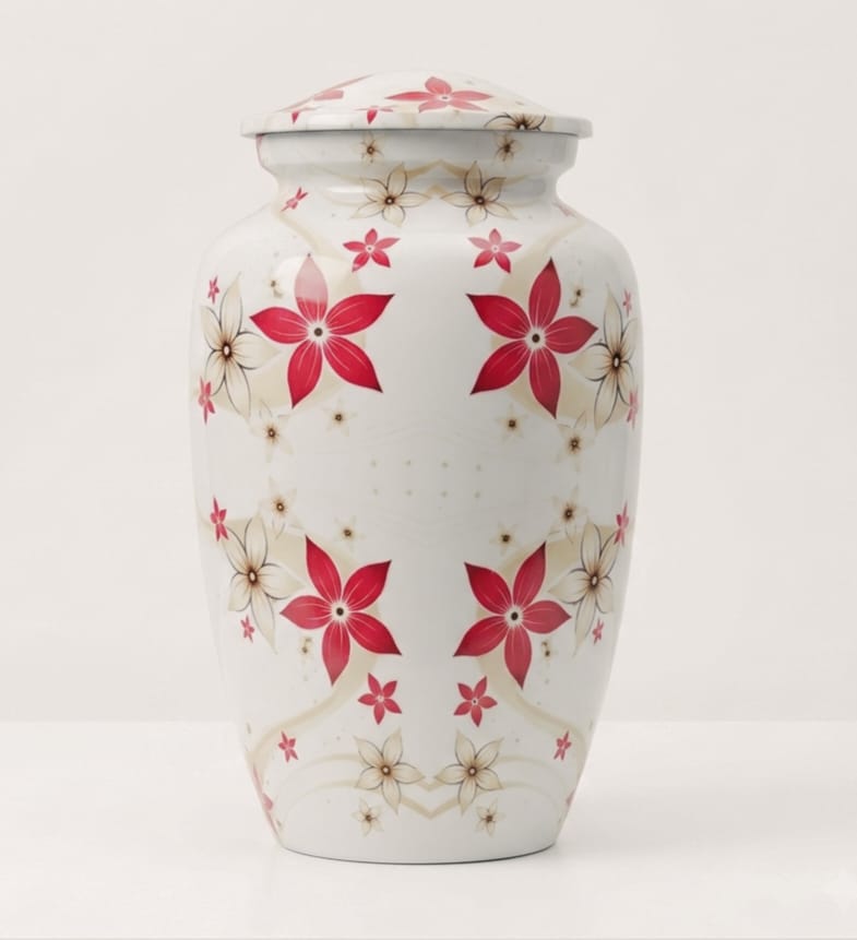 Fiori Adult Ashes Urn-Adult Urn for Ashes-Cremation Urns- The cremation urns for ashes and keepsakes for ashes come in a variety of styles to suit most tastes, decor and different volumes of funeral ashes.