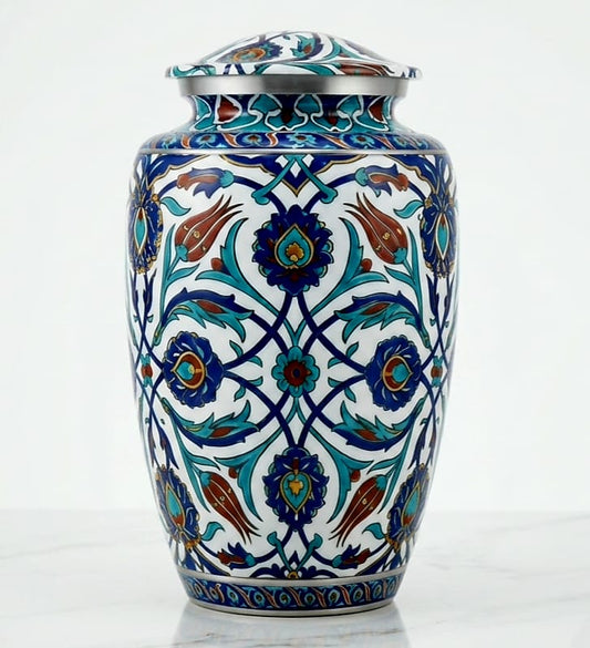 Izara Adult Ashes Urn-Adult Urn for Ashes-Cremation Urns- The cremation urns for ashes and keepsakes for ashes come in a variety of styles to suit most tastes, decor and different volumes of funeral ashes.