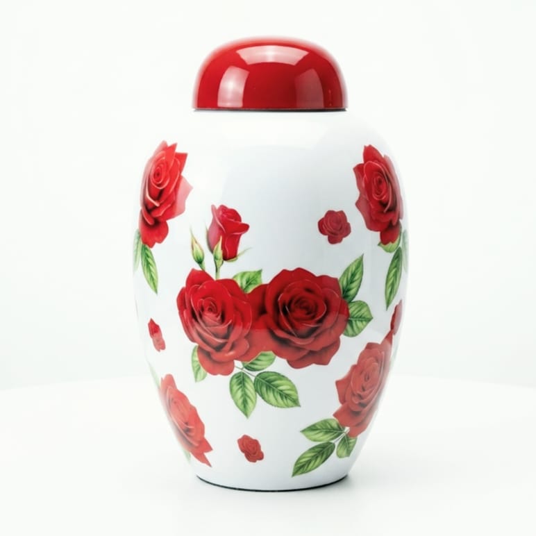 Rosamore Adult Ashes Urn-Adult Urn for Ashes-Cremation Urns- The cremation urns for ashes and keepsakes for ashes come in a variety of styles to suit most tastes, decor and different volumes of funeral ashes.
