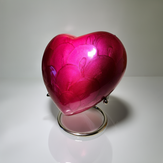 Umutima Heart Keepsake Ashes Urn-Pet Urn for Ashes-Cremation Urns- The cremation urns for ashes and keepsakes for ashes come in a variety of styles to suit most tastes, decor and different volumes of funeral ashes.