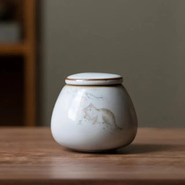 Felini Pet Cat Ashes Urn-Pet Urn for Ashes-Cremation Urns- The cremation urns for ashes and keepsakes for ashes come in a variety of styles to suit most tastes, decor and different volumes of funeral ashes.