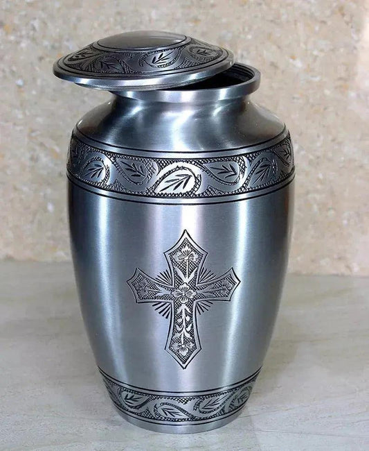 Maisha Adult Ashes Urn-Adult Urn for Ashes-Cremation Urns- The cremation urns for ashes and keepsakes for ashes come in a variety of styles to suit most tastes, decor and different volumes of funeral ashes.