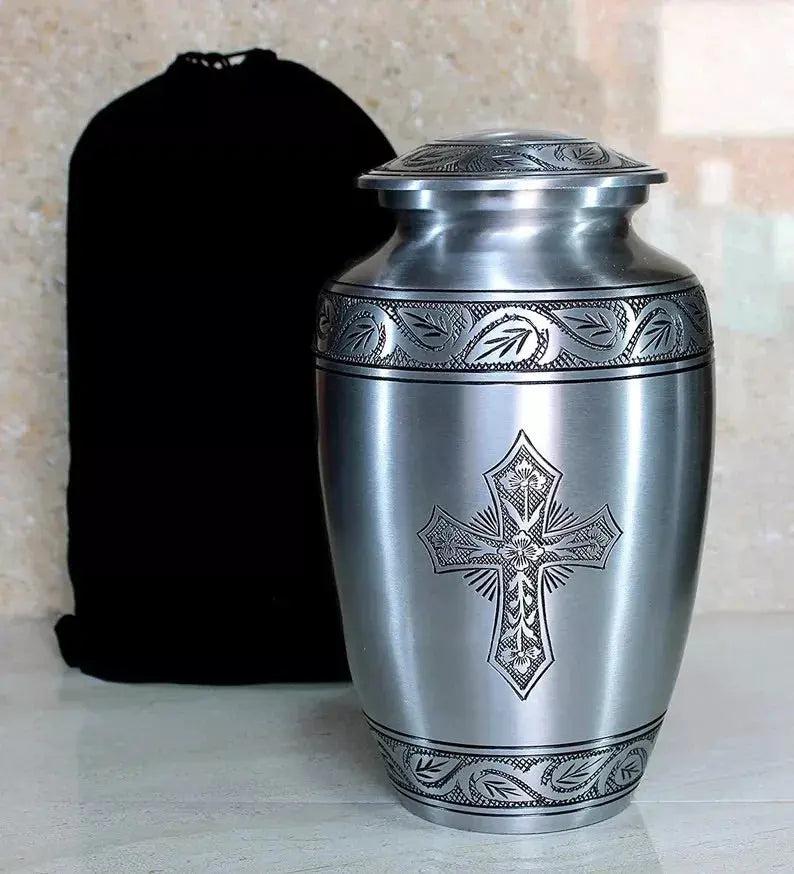 Maisha Adult Ashes Urn-Adult Urn for Ashes-Cremation Urns- The cremation urns for ashes and keepsakes for ashes come in a variety of styles to suit most tastes, decor and different volumes of funeral ashes.