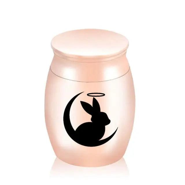 Rabbit Pet Ashes Urn-Pet Urn for Ashes-Cremation Urns- The cremation urns for ashes and keepsakes for ashes come in a variety of styles to suit most tastes, decor and different volumes of funeral ashes.