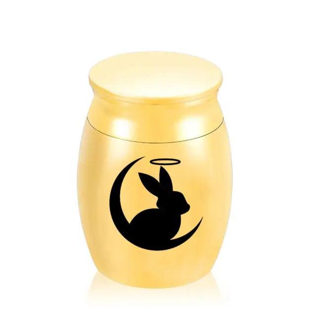 Rabbit Pet Ashes Urn-Pet Urn for Ashes-Cremation Urns- The cremation urns for ashes and keepsakes for ashes come in a variety of styles to suit most tastes, decor and different volumes of funeral ashes.