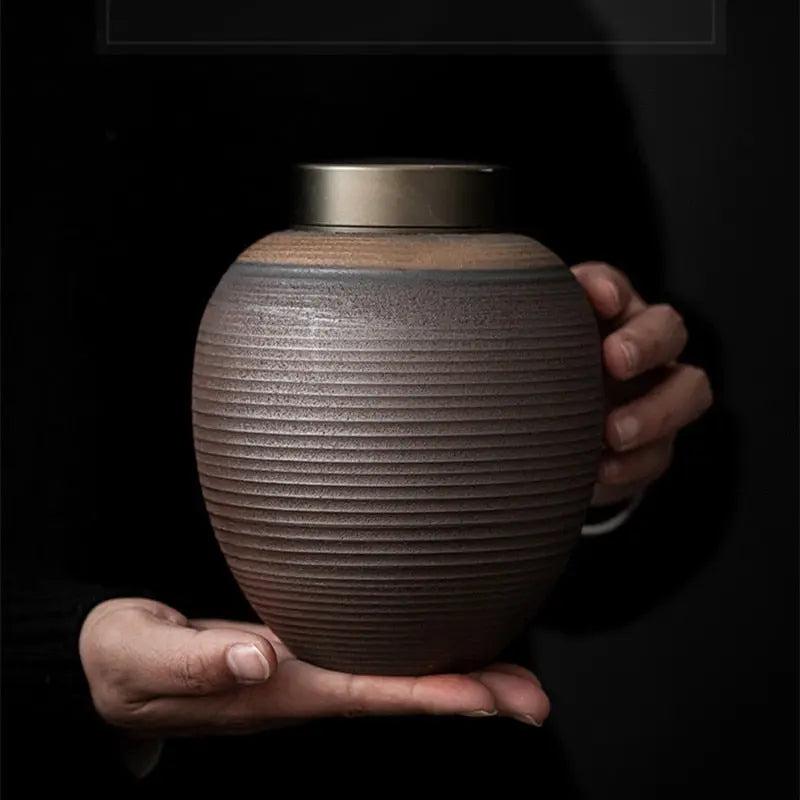 Wabisabi Small Ashes Urn-Cremation Urns- The cremation urns for ashes and keepsakes for ashes come in a variety of styles to suit most tastes, decor and different volumes of funeral ashes.