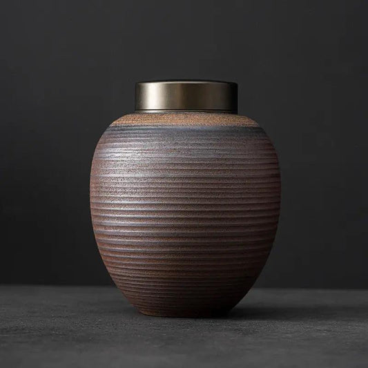 Wabisabi Small Ashes Urn-Cremation Urns- The cremation urns for ashes and keepsakes for ashes come in a variety of styles to suit most tastes, decor and different volumes of funeral ashes.